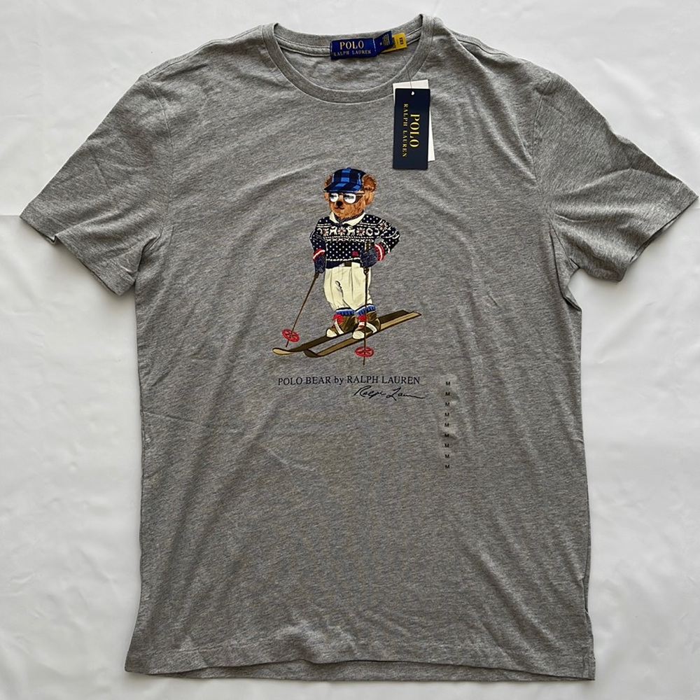 Polo Ralph Lauren Men’s Polo Bear Ski Graphic Crew Neck T-Shirt New